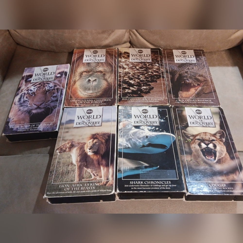 WORLD OF DISCOVERY VHS TAPES